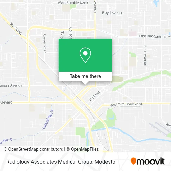 Radiology Associates Medical Group map