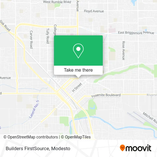 Builders FirstSource map