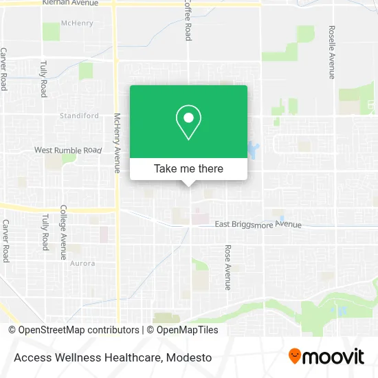 Access Wellness Healthcare map