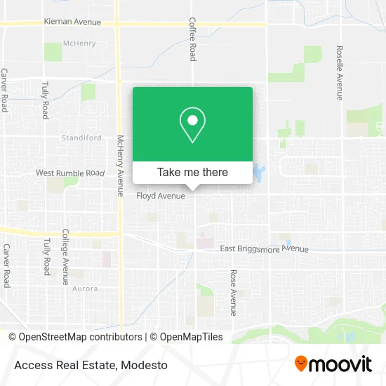 Access Real Estate map