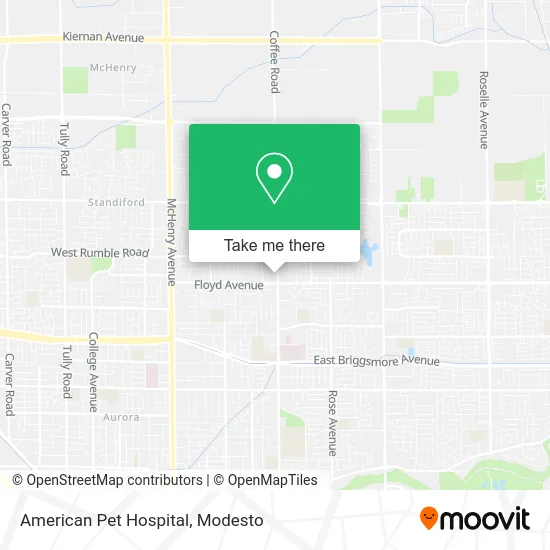 American Pet Hospital map