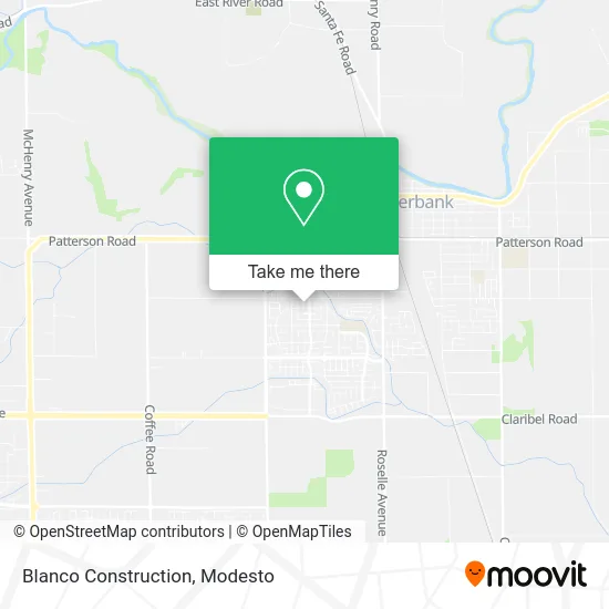 Blanco Construction map