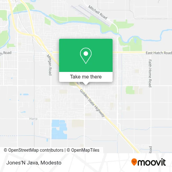 Jones’N Java map
