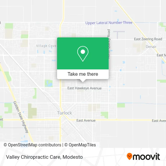 Valley Chiropractic Care map