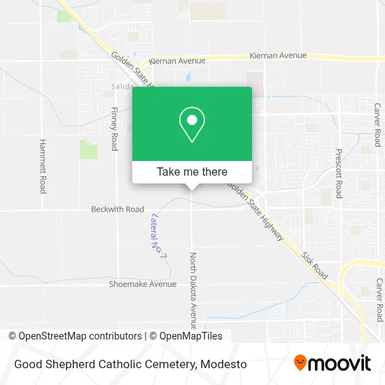 Good Shepherd Catholic Cemetery map