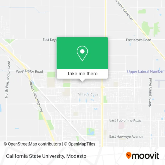 California State University map