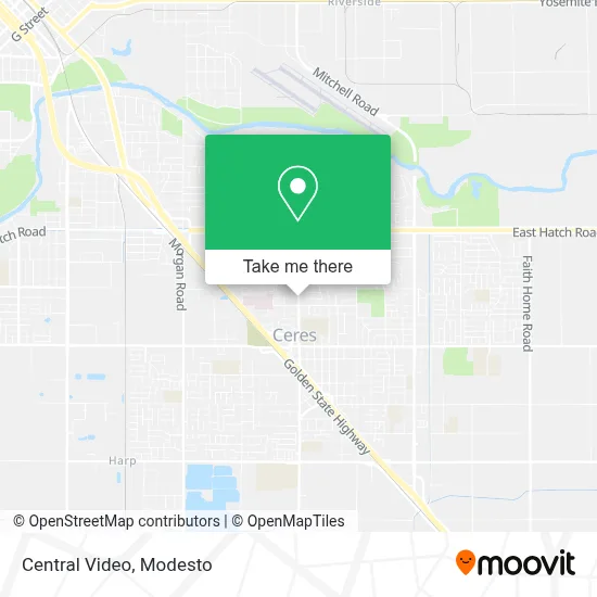 Central Video map