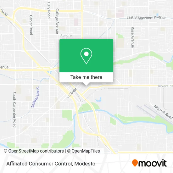 Affiliated Consumer Control map