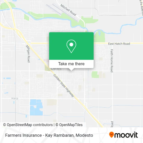 Farmers Insurance - Kay Rambaran map