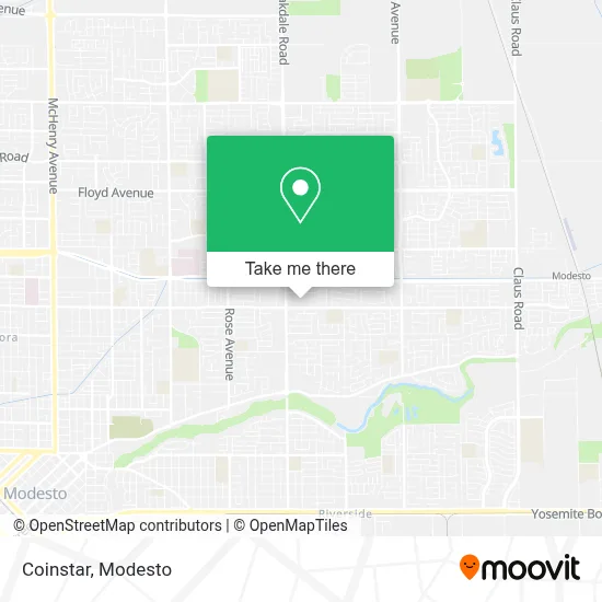 Coinstar map