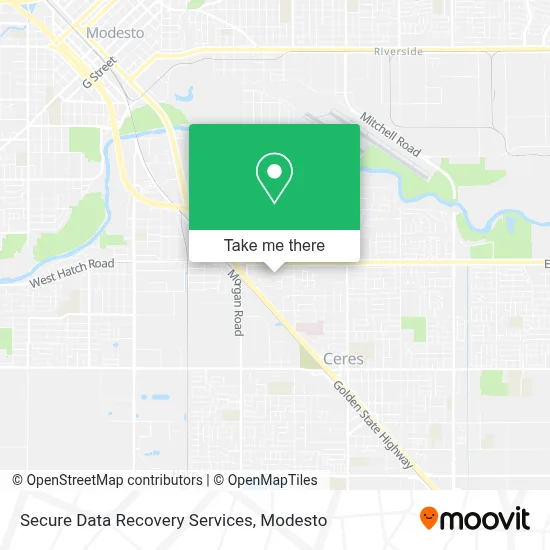 Secure Data Recovery Services map