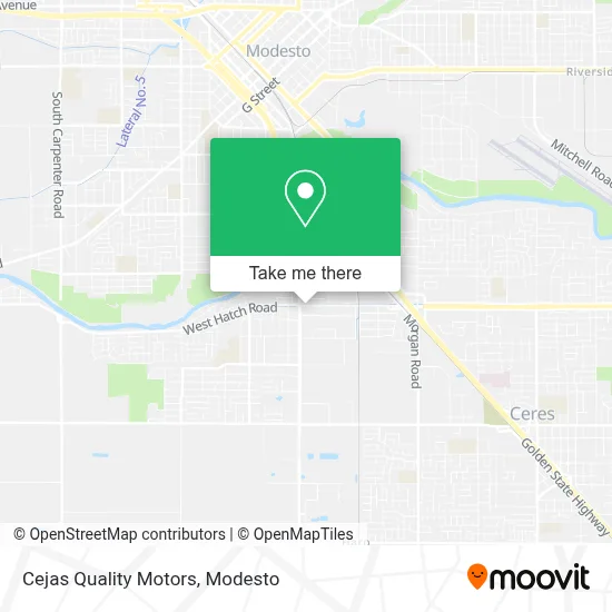Cejas Quality Motors map