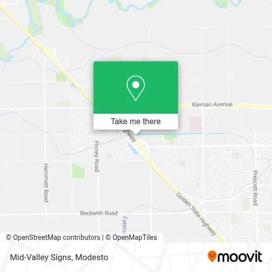 Mid-Valley Signs map