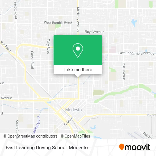 Fast Learning Driving School map