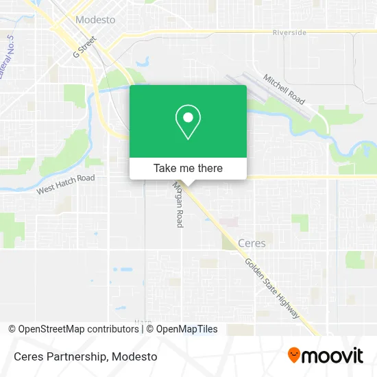 Ceres Partnership map