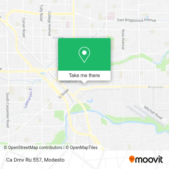 Ca Dmv Ru 557 map