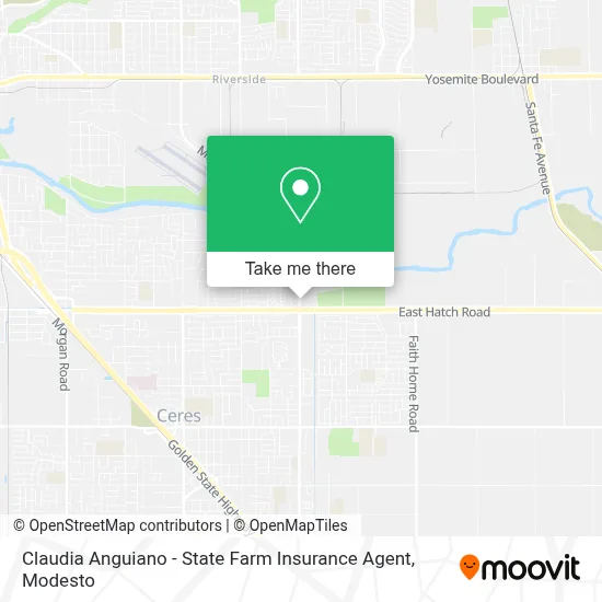 Claudia Anguiano - State Farm Insurance Agent map