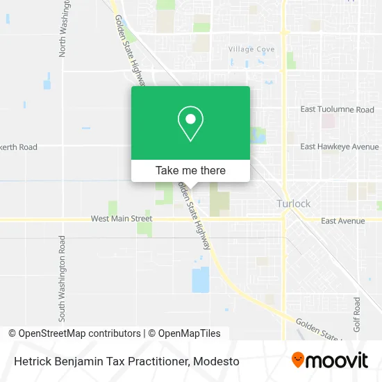 Hetrick Benjamin Tax Practitioner map