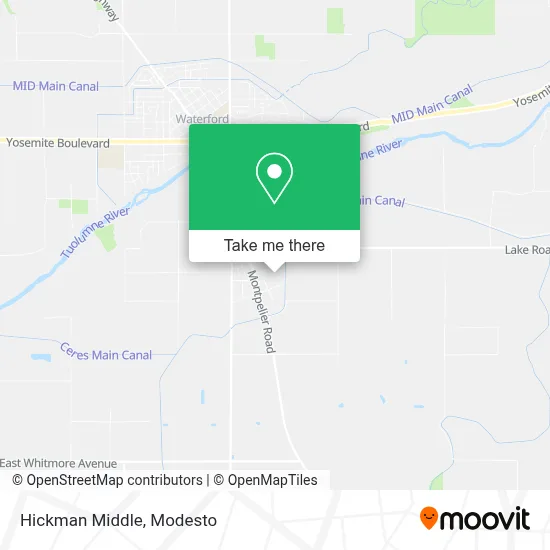 Hickman Middle map