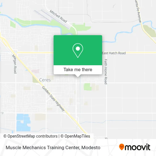 Muscle Mechanics Training Center map