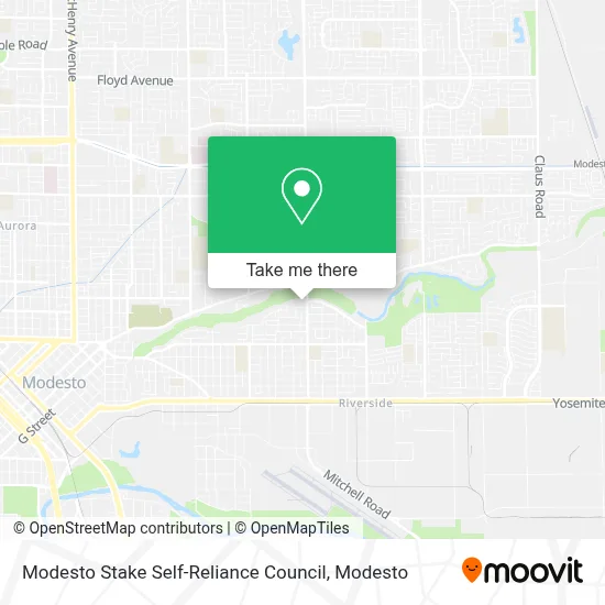 Modesto Stake Self-Reliance Council map