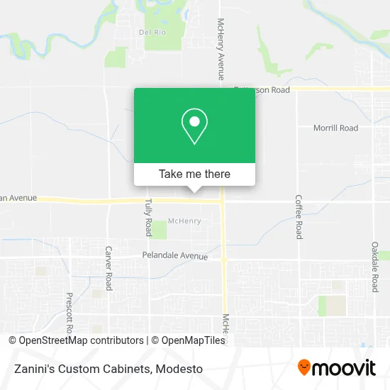 Zanini's Custom Cabinets map