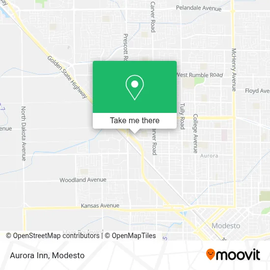 Aurora Inn map