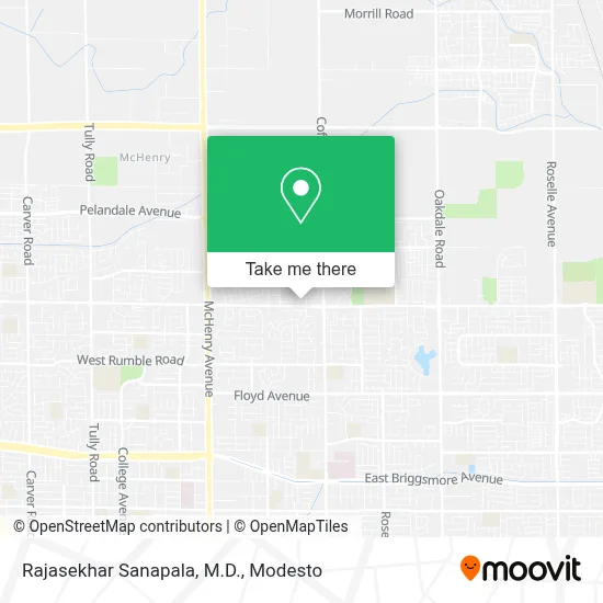 Rajasekhar Sanapala, M.D. map