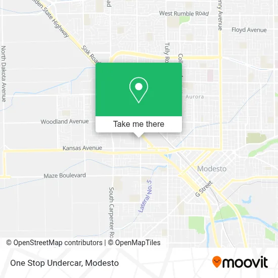 One Stop Undercar map