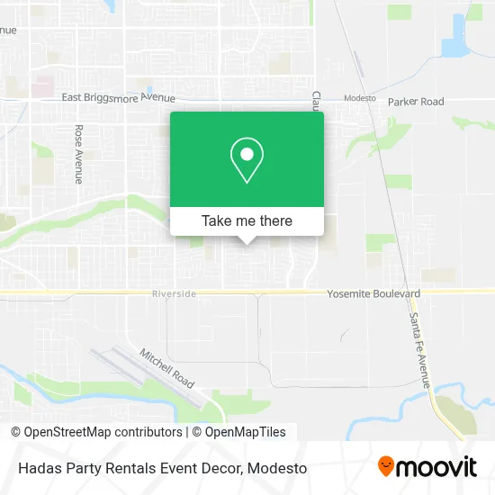 Hadas Party Rentals Event Decor map