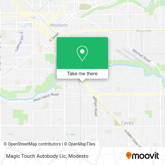 Magic Touch Autobody Llc map