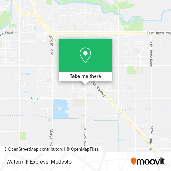 Watermill Express map