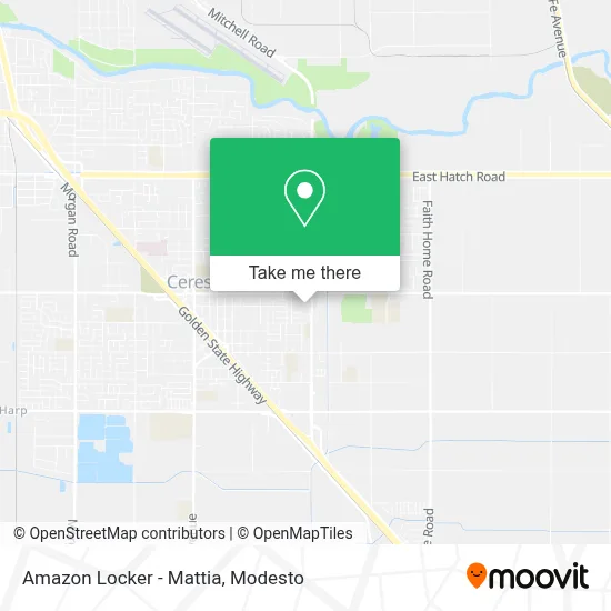 Amazon Locker - Mattia map