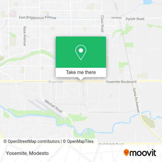 Yosemite map