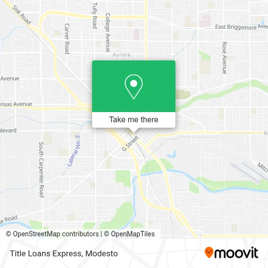 Title Loans Express map