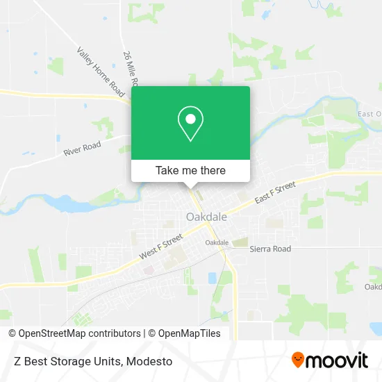 Z Best Storage Units map