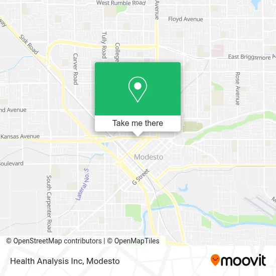 Health Analysis Inc map