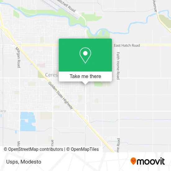 Usps map
