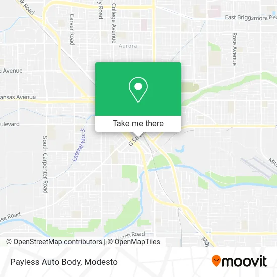 Payless Auto Body map