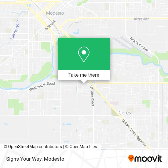 Signs Your Way map