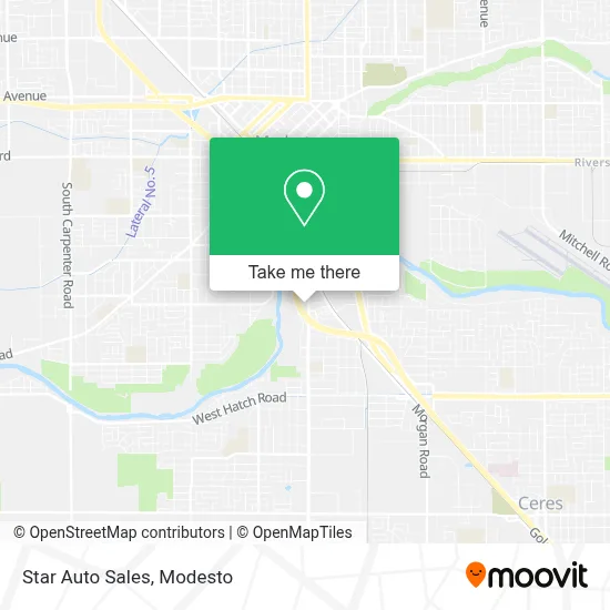 Star Auto Sales map