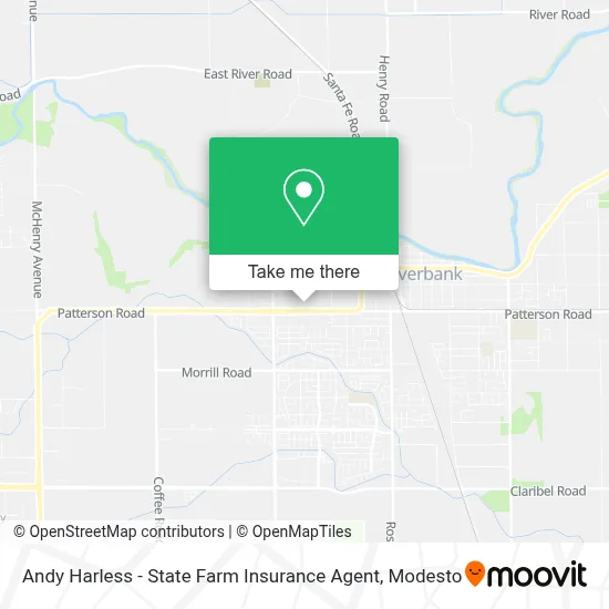 Andy Harless - State Farm Insurance Agent map