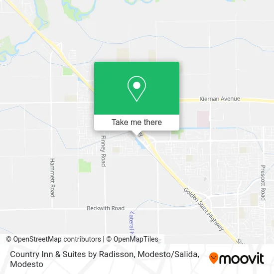 Country Inn & Suites by Radisson, Modesto / Salida map