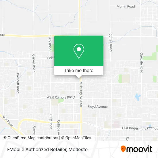 T-Mobile Authorized Retailer map