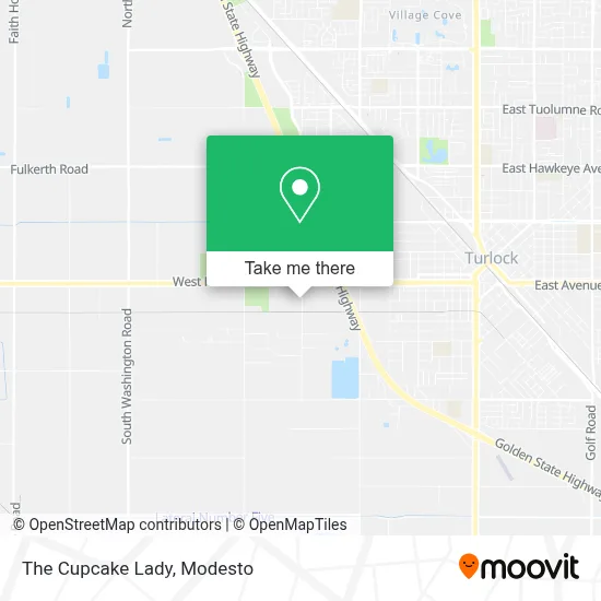 The Cupcake Lady map