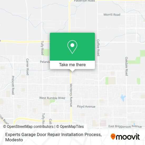 Experts Garage Door Repair Installation Process map