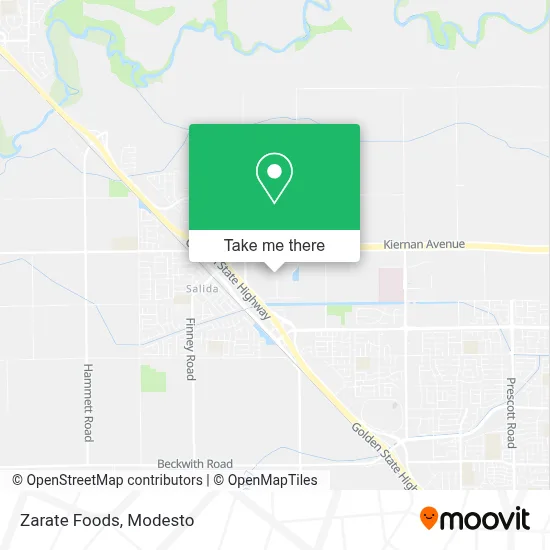 Zarate Foods map