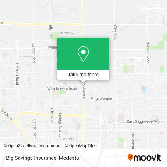 Big Savings Insurance map