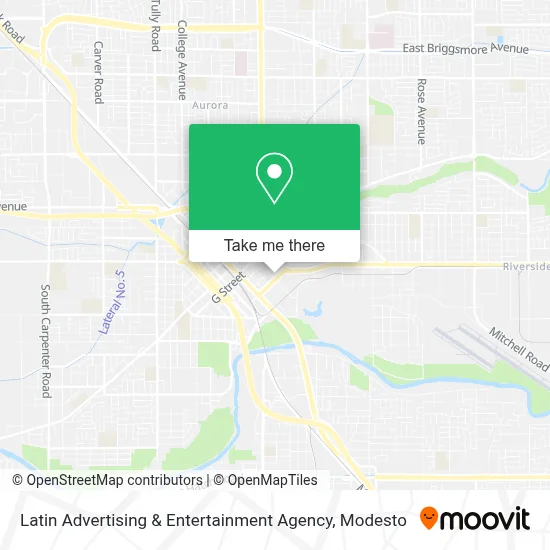 Latin Advertising & Entertainment  Agency map