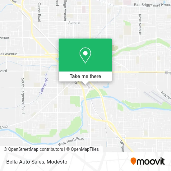 Bella Auto Sales map